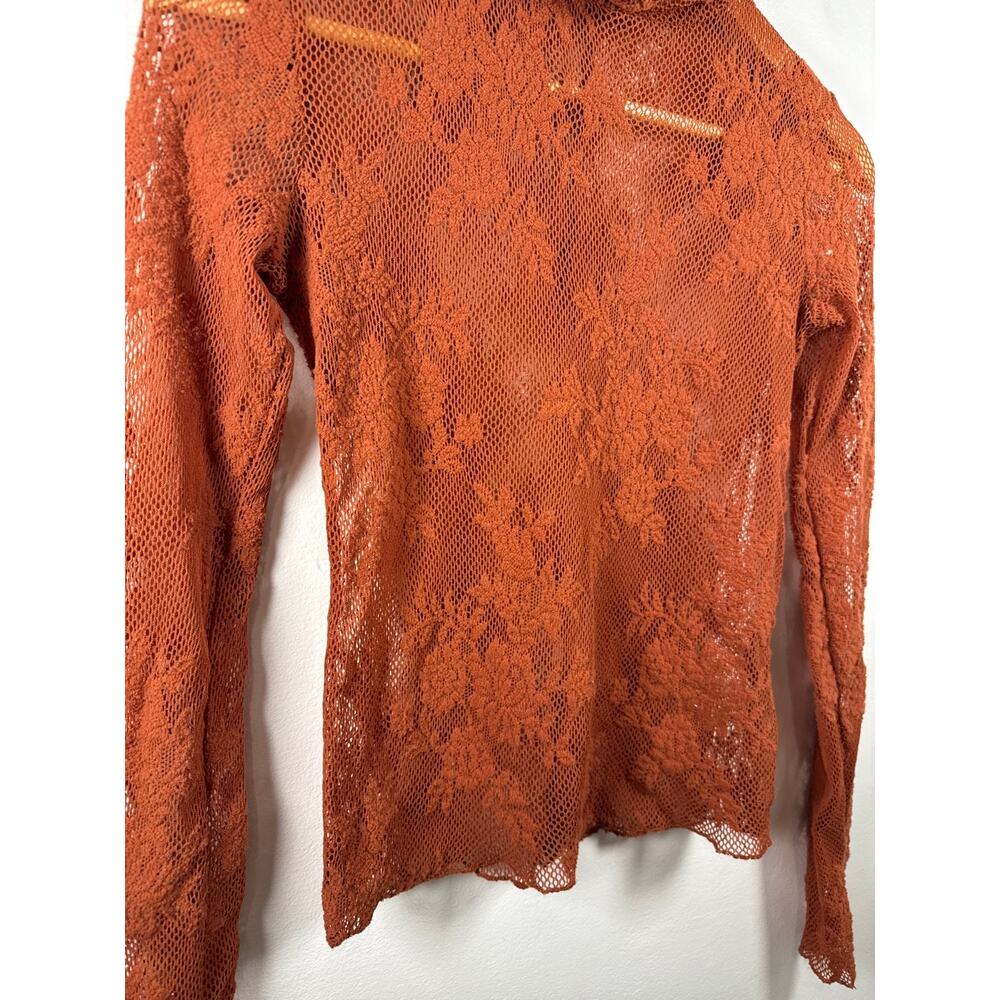 Free People Sweet Secrets Lace Layering Turtleneck Top,  XS - Picture 6 of 8
